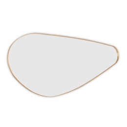 Καθρέπτης Τοίχου Britta 1430779 70x170cm Gold Mirrors & More Μέταλλο,Γυαλί