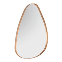 Καθρέπτης Τοίχου Britta 1430879 35x50cm Gold Mirrors & More Μέταλλο,Γυαλί