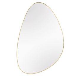 Καθρέπτης Τοίχου Ida 2070179 40x60cm Gold Mirrors & More Μέταλλο,Γυαλί