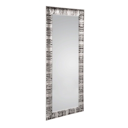 Καθρέπτης Τοίχου Nadja 2310396 70x170cm Black-Silver Mirrors & More Πλαστικό, Γυαλί