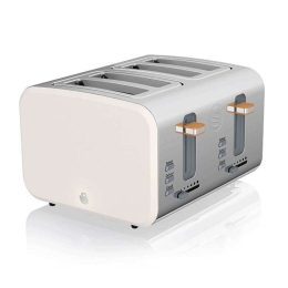Φρυγανιέρα Nordic ST14620WHTN 1500W 33x29x20,1cm Grey Swan Μέταλλο
