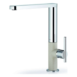 Μπαταρία Κουζίνας Grazia 090920601 Beige-Silver Pyramis Μέταλλο