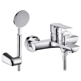 Μπαταρία Μπανιέρας Majesta 090924801 Chrome Pyramis Μέταλλο