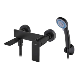 Μπαταρία Μπανιέρας Rovetta 090939401 Black Matte Pyramis Μέταλλο