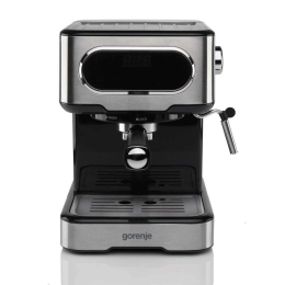 Μηχανή Espresso 040054801 27,4x30x27,2cm 1100W Silver-Black Gorenje Ανοξείδωτο Ατσάλι