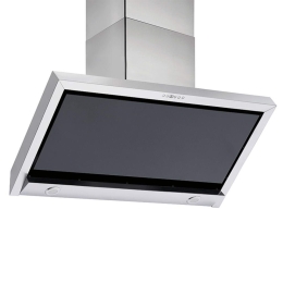 Απορροφητήρας Καμινάδα Specieto 065039001 60cm Inox-Black Pyramis Ατσάλι,Γυαλί