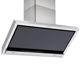Απορροφητήρας Καμινάδα Specieto 065039101 90cm Inox-Black Pyramis Ατσάλι,Γυαλί