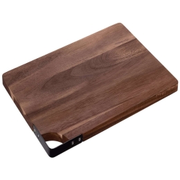 Επιφάνεια Κοπής Ορθογώνιο Soul Kitchen 01.00.197 37x26cm Brown-Black Cryspo Trio Ξύλο