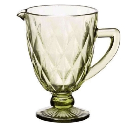 Κανάτα Kare 52.703.20 1.2Lt Green Cryspo Trio Γυαλί