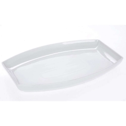 Πιατέλα Σερβιρίσματος Ορθογώνια 26.000.78 40x28cm White Cryspo Trio Πορσελάνη
