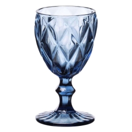Ποτήρι Κρασιού Kare 52.701.54 230ml Blue Cryspo Trio Γυαλί