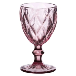 Ποτήρι Κρασιού Kare 52.702.54 230ml Purple Cryspo Trio Γυαλί