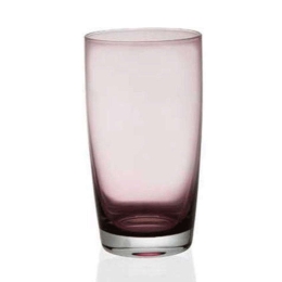 Ποτήρι Νερού Irid 52.012.50 540ml Purple Cryspo Trio Γυαλί