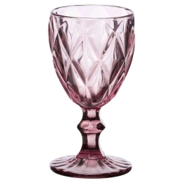 Ποτήρι Νερού Κολωνάτο Kare 52.702.53 320ml Purple Cryspo Trio Γυαλί