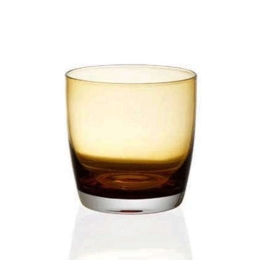 Ποτήρι Ουίσκι Irid 52.014.51 355ml Amber Cryspo Trio Γυαλί
