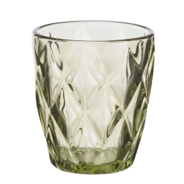 Ποτήρι Ουίσκι Kare 52.703.51 260ml Green Cryspo Trio Γυαλί