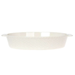 Πυρίμαχο Σκεύος Οβάλ Zik Zak 37.060.85 36x22x8cm Cream Cryspo Trio Πορσελάνη