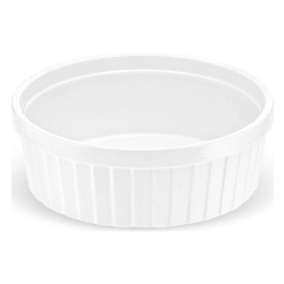Φόρμα Ζαχαροπλαστικής Σουφλέ 26.000.75 20x20cm White Cryspo Trio Πορσελάνη