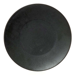 Πιατέλα Σερβιρίσματος 47.600.05 32cm Black Matte Cryspo Trio Πορσελάνη