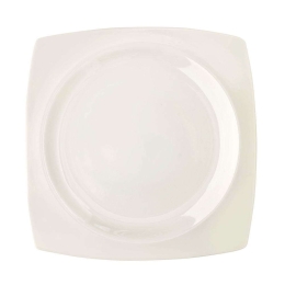 Πιάτο Γλυκού Τετράγωνο Quadro Off 55.300.03 21cm White Cryspo Trio Πορσελάνη