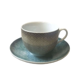 Φλυτζάνι Καφέ Με Πιατάκι La Palma 25.619.17 100ml Multi Cryspo Trio Πορσελάνη