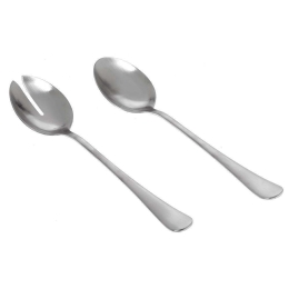 Κουτάλι Σερβιρίσματος Durable (Σετ 2Τμχ) 45.045.02 Inox Matte Cryspo Trio Ανοξείδωτο Ατσάλι