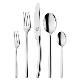 Μαχαιροπίρουνα Inka (Σετ 72Τμχ) 45.820.072 Σε Βαλίτσα Inox Cryspo Trio 72 τμχ Ανοξείδωτο Ατσάλι