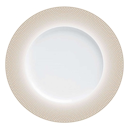 Πιάτο Ρηχό Bonito 24.450.01 Φ27cm Brown Cryspo Trio Πορσελάνη
