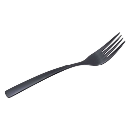 Πιρούνι Γλυκού Durable (Σε 6Τμχ) 45.077.04 Black Cryspo Trio Ανοξείδωτο Ατσάλι