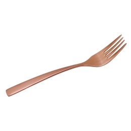 Πιρούνι Γλυκού Durable (Σε 6Τμχ) 45.077.05 Rose Gold Cryspo Trio Ανοξείδωτο Ατσάλι