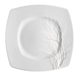 Σερβίτσιο Πιάτα Φαγητού Tokai (Σετ 72Τμχ) 50.287.30 White-Multi Cryspo Trio 72 τμχ Πορσελάνη