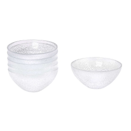 Μπωλ Παγωτού Cotton 80.214.23 Φ13cm Clear Cryspo Trio Γυαλί