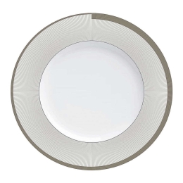 Πιάτο Ρηχό Carmen 43.7886.01 Φ27cm Beige-White Cryspo Trio Πορσελάνη