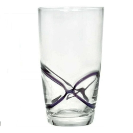 Ποτήρι Νερού X-treme 52.982.50 455ml Amethyst Cryspo Trio Γυαλί