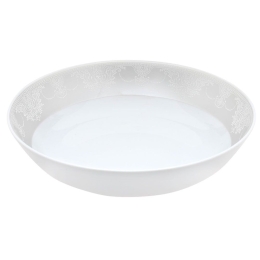 Πιάτο Βαθύ Στρογγυλό Deco Classico 24.480.02 Φ22cm White-Beige Cryspo Trio Πορσελάνη