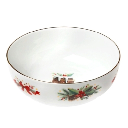 Μπωλ Σερβιρίσματος Christmas Magic 06.240.123 16x6cm Multi Cryspo Trio