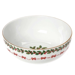 Μπωλ Σερβιρίσματος Noel 06.243.12 23x8,5cm Multi Cryspo Trio