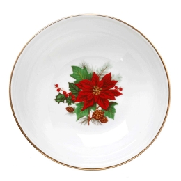 Μπωλ Σερβιρίσματος Poinsettia 06.241.123 16x6cm Multi Cryspo Trio