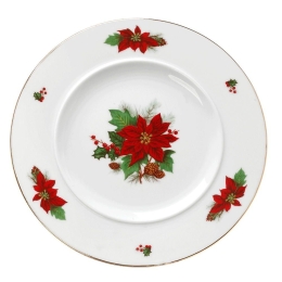 Πιάτο Φρούτου Poinsettia 06.241.03 Φ19cm Multi Cryspo Trio
