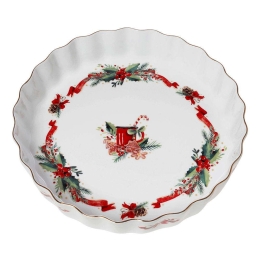 Φόρμα Τάρτας Πυρίμαχη Christmas Magic 06.240.17 31cm Multi Cryspo Trio