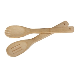 Κουτάλες Σερβιρίσματος (Σετ 2Τμχ) 26.000.99 30cm Natural Cryspo Trio Bamboo