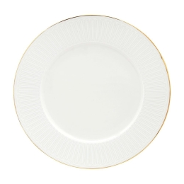 Πιάτο Ρηχό Savoi 03.100.01 27cm Ivory-Gold Cryspo Trio Πορσελάνη