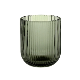 Ποτήρι Ουίσκι Noris 52.504.51 260ml Smoke Cryspo Trio Γυαλί