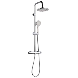 Μπαταρία Σταθερού Ντους Θερμοστατική CF029T Chrome Karag Ορείχαλκος