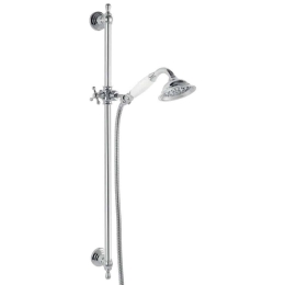 Κολώνα Ντους Με Τηλέφωνο Retro N160 Chrome Ferro Ορείχαλκος
