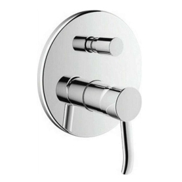 Μίκτης Ντους 1 Eξόδου Machito ZC34227 Silver Karag Κεραμικό