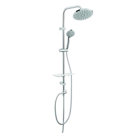 Στήλη Ντους Mε Tηλέφωνο Rondo Lux NP23 98,5cm Inox Ferro Ατσάλι,Abs