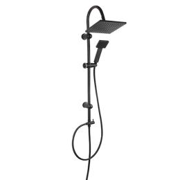 Στήλη Ντους Squerto NP22-BL 106cm Black Ferro Ατσάλι,Abs