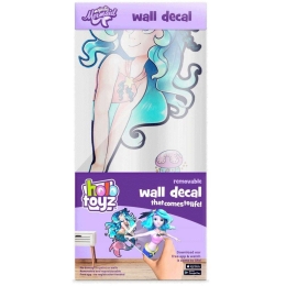 Αυτοκόλλητα Τοίχου Παιδικά Majestic Mermaid (Σετ 12Τμχ) D4MERMAID Multi HoloToyz