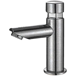 Μπαταρία Νιπτήρος Πατητή Push Vertical 43-2008 Χρονοροής Chrome Gloria Μέταλλο